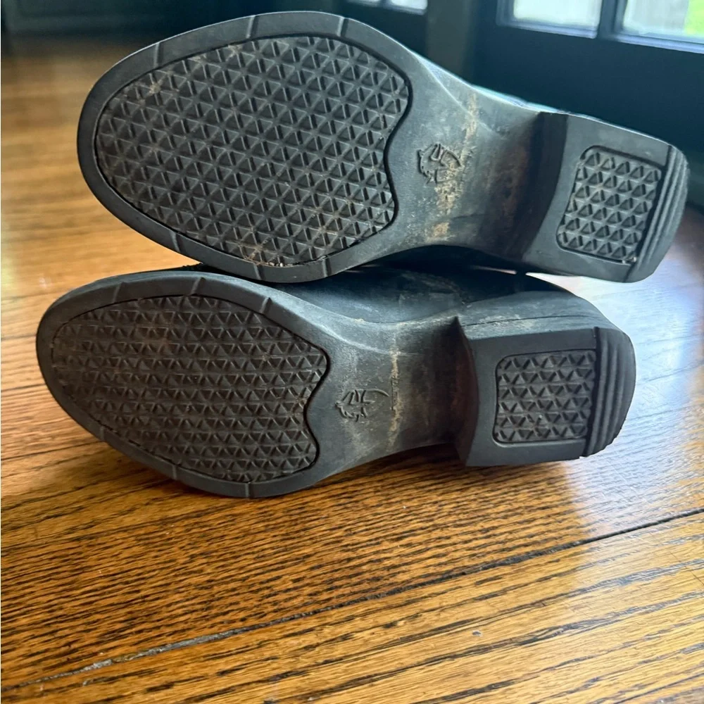 Moretta kids horseback riding shoes and half chaps, size 2 - Picture 4 of 8